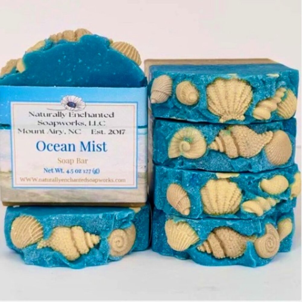 Ocean beach themed Soap Bar decorative handcrafted soap